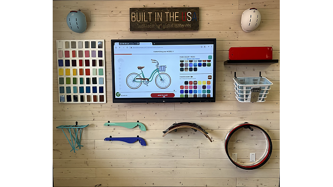 EBC's dealer program includes a dealer wall that shows custom options. 