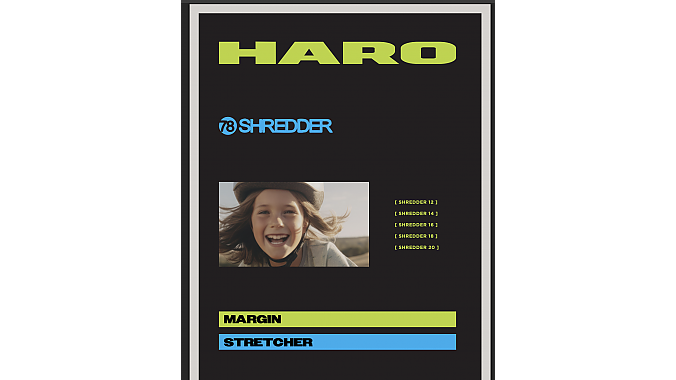 Haro's Shredder Margin Stretcher program runs through this month. Haro's Shredder Margin Stretcher program runs through this month.